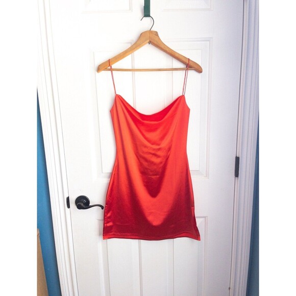 Zaful Dresses & Skirts - New with tags Zaful red silky mini dress size medium.